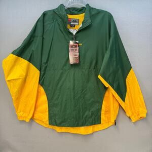 Nike Team NFL On Field Green Bay Packer Player Shell Men's XL Quarter Zip NWT
